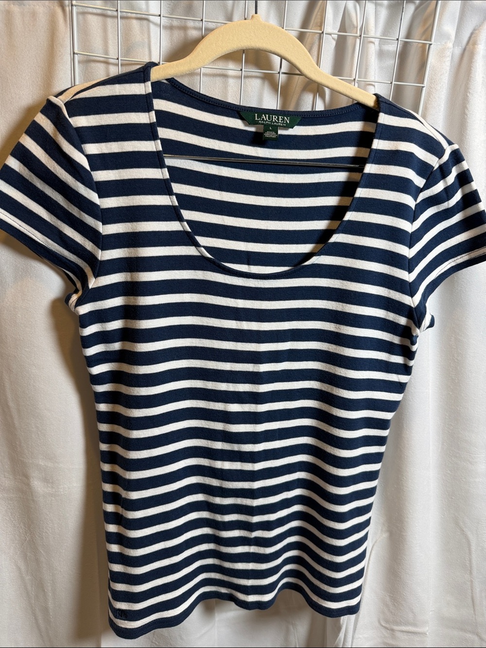Ralph Lauren top tee shirt cotton large